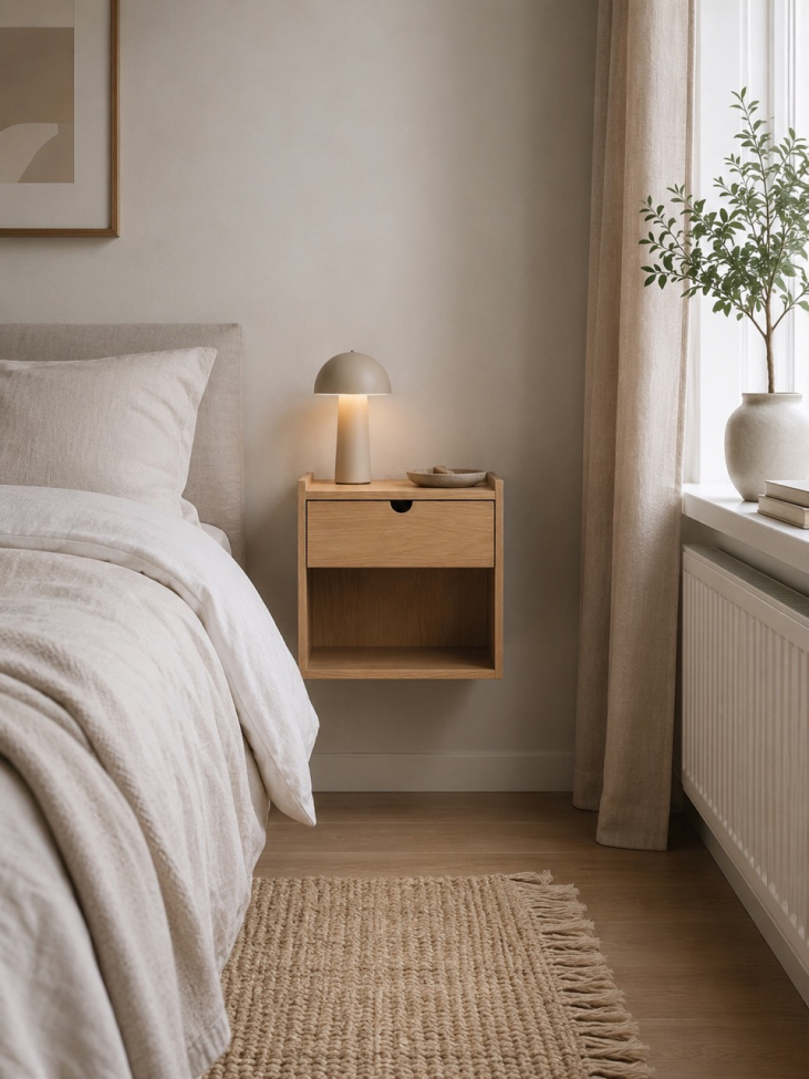 Nattbord 'Mellby' - Eik