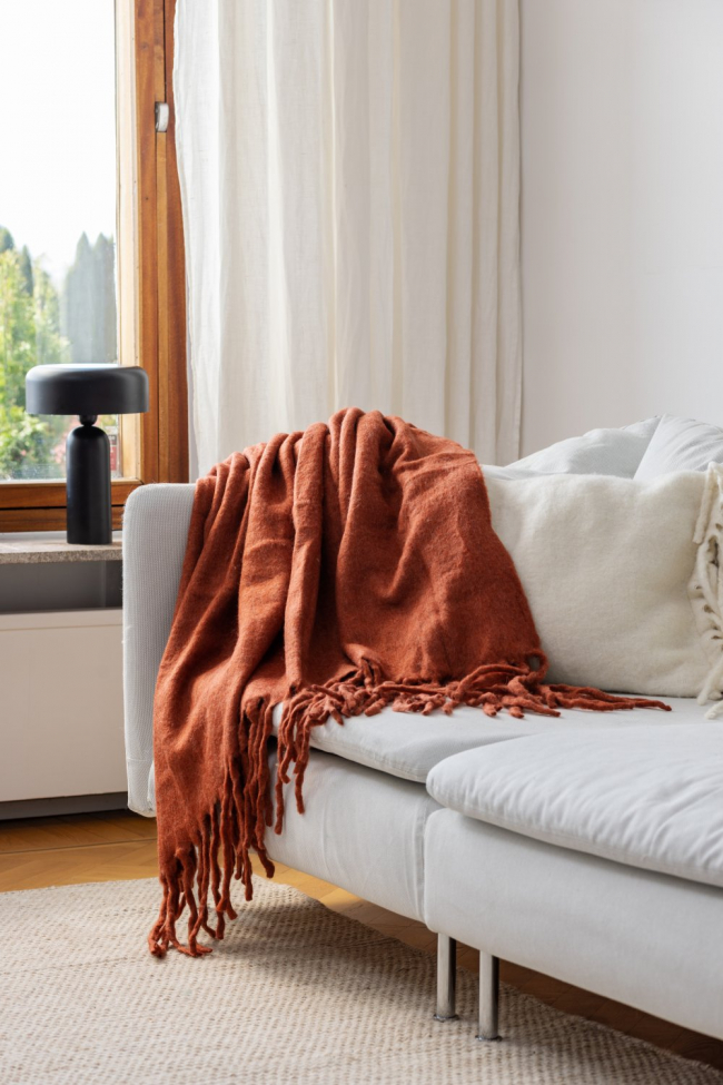 Rutete 'Samantha' 130x170cm - Kobber