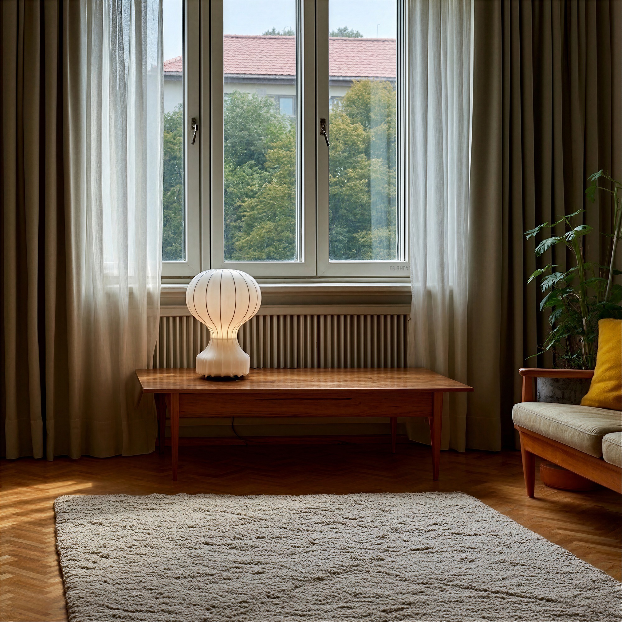 Lampe 'Senigallia' M - Hvit