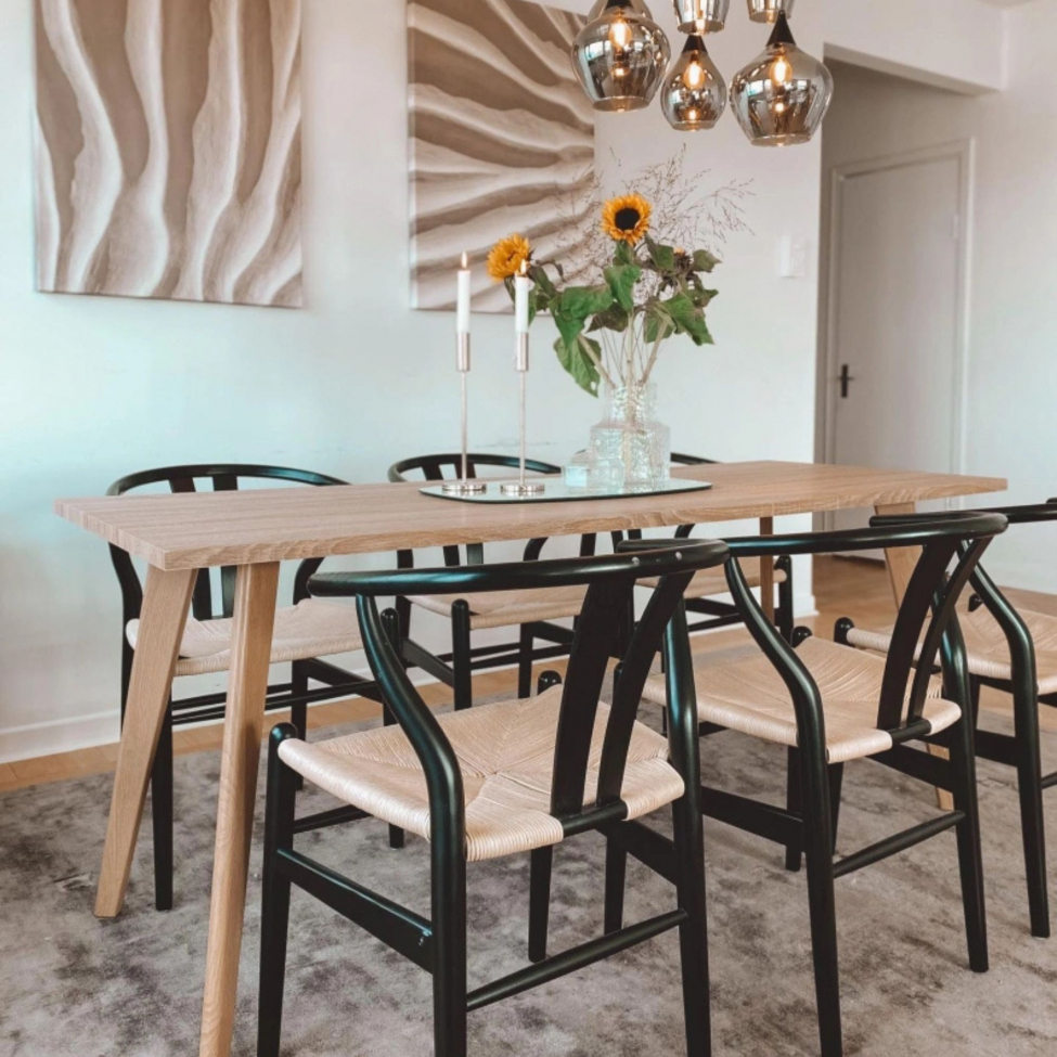 Spisebord 'Nordic' 180x70cm - Eik