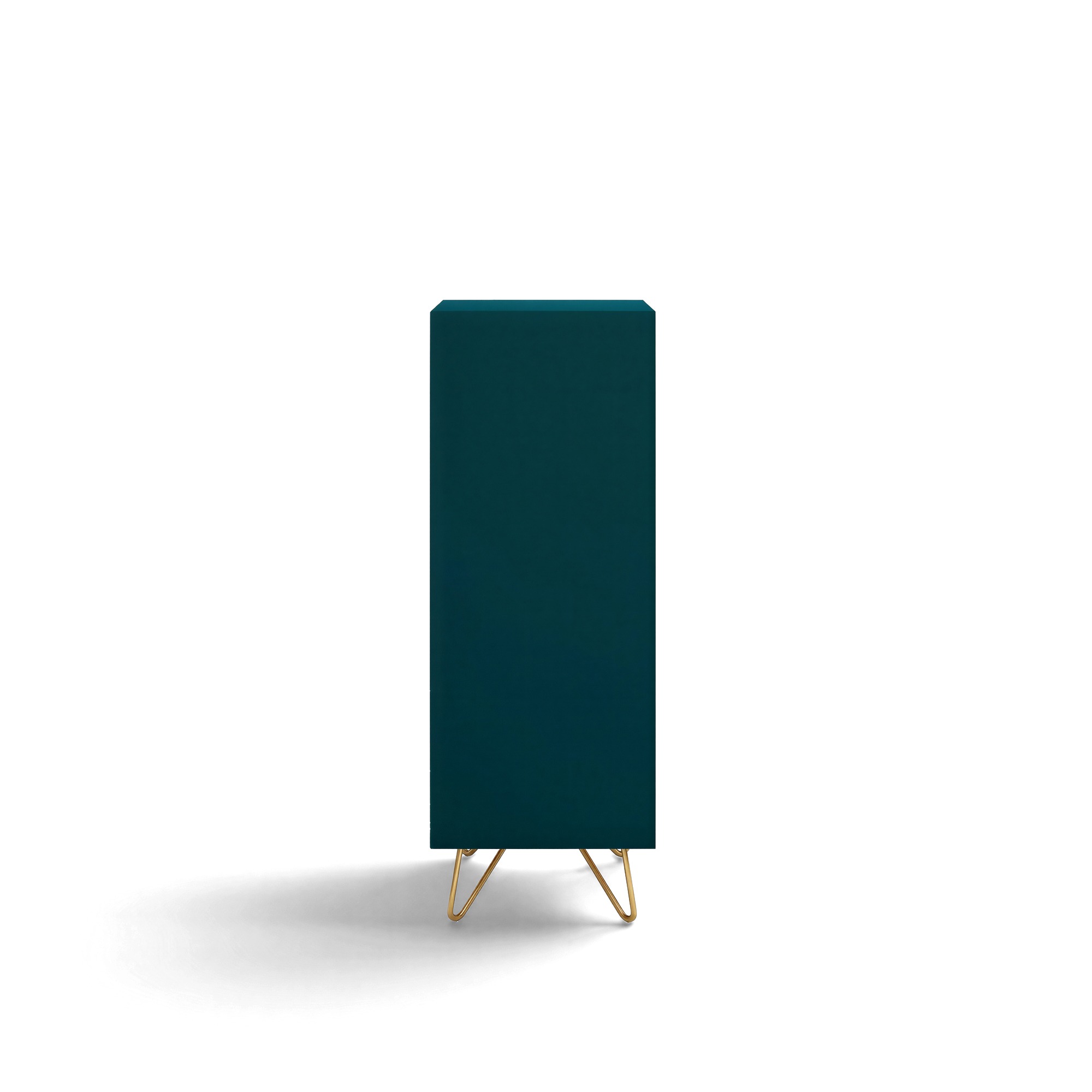 Kommode 'Elle' 45x110 - Grønn/Messing
