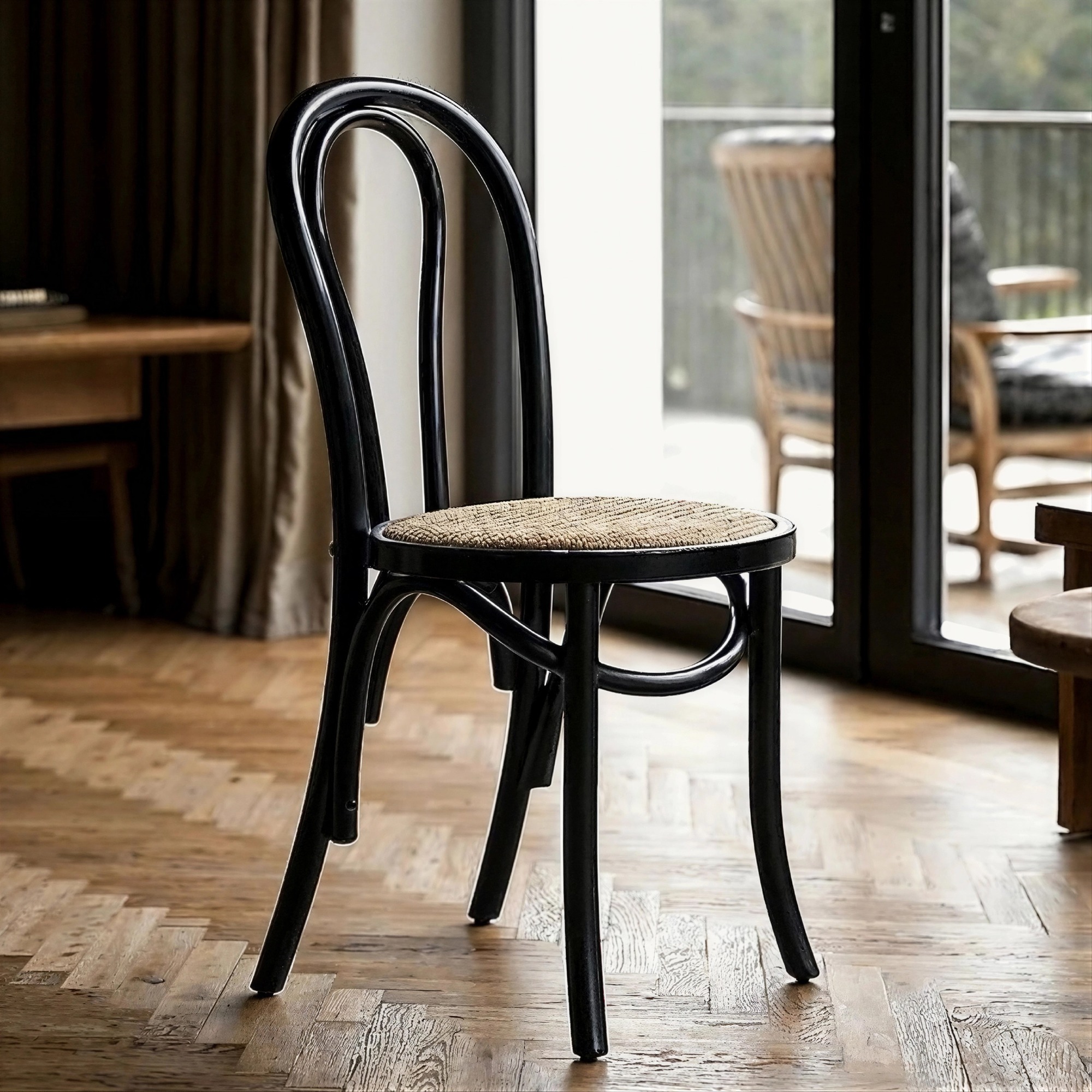 Stol 'Bistro' - Rotting/Svart