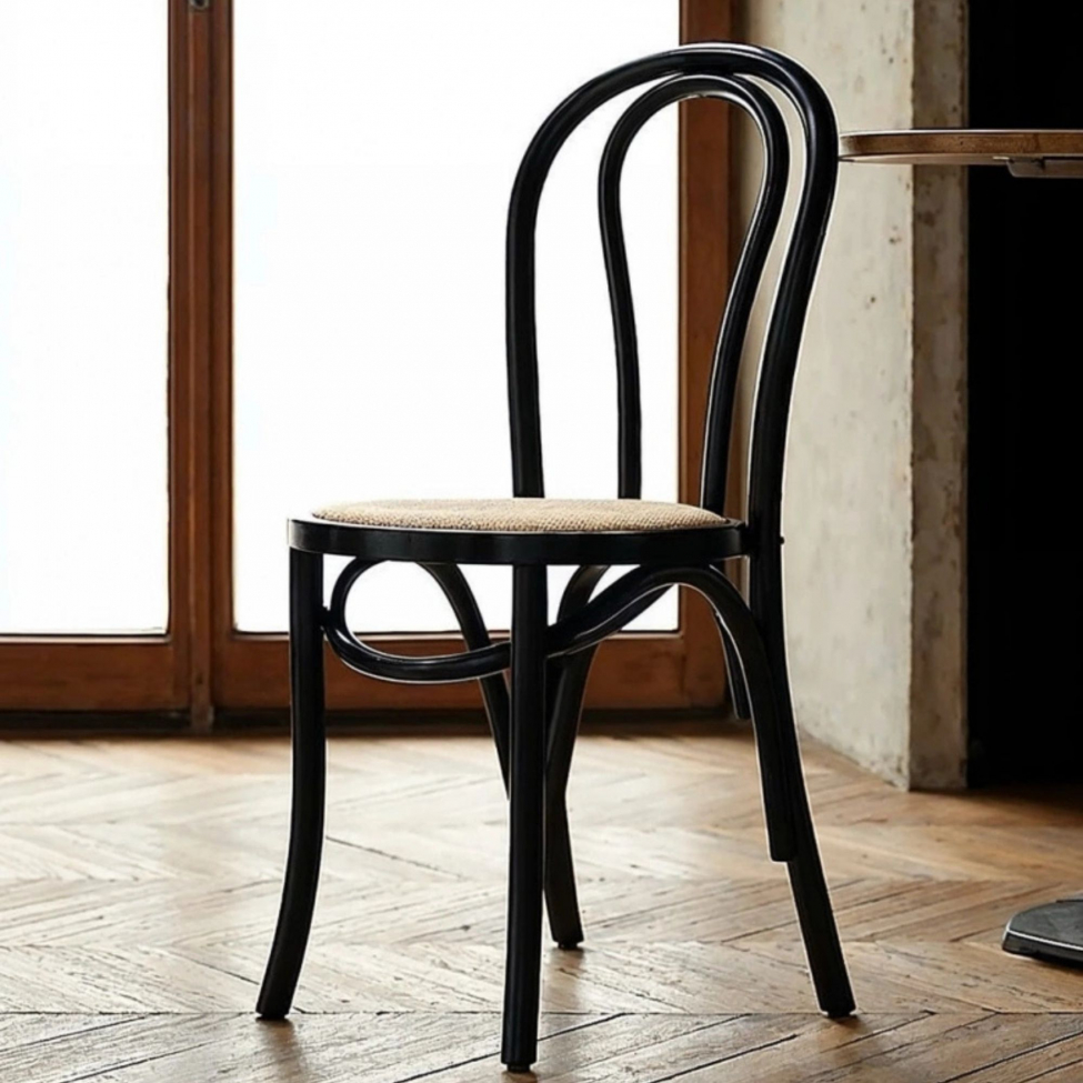 Stol 'Bistro' - Rotting/Svart