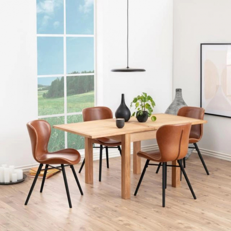 Stol 'Böda' - Svart/Brun