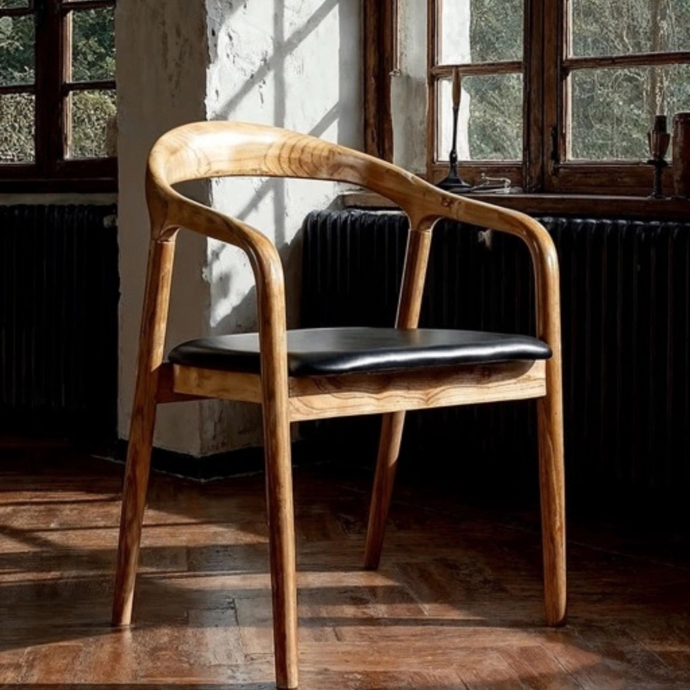 Lenestol 'Aspa' - Naturlig