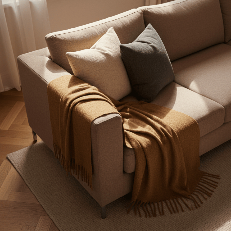 Rutete 'Samantha' 130x170cm - Brun