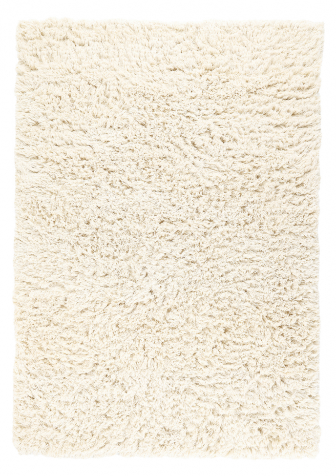 Rya Teppe 'Fassale håndvevd ull' - hvit