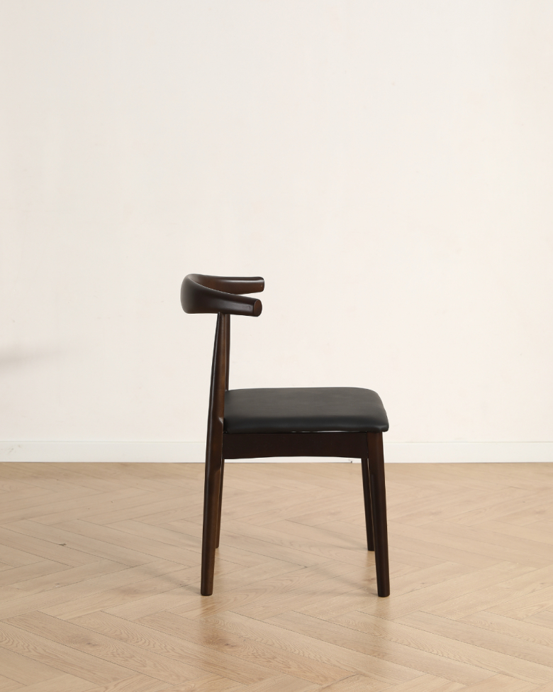 Stol 'Fager' - Valnött/Svart