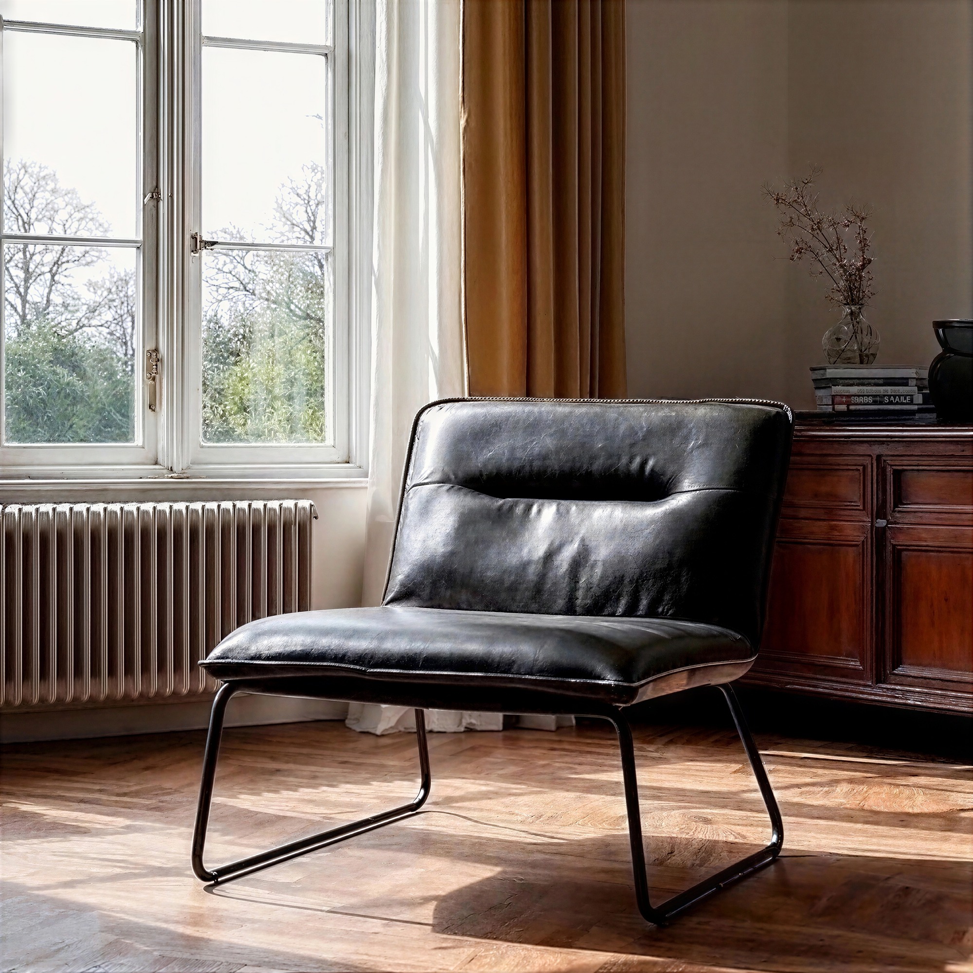 Lenestol 'Chelsea' - Svart