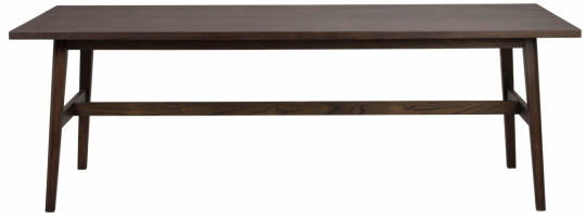 Spisebord 'Plainfield' 220x100cm - Mørk eik
