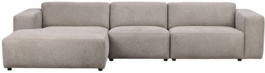 4-seters sofa 'Willard' Sjeselong V - Beige