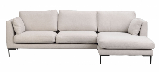 Sofa 'Corwin' Sjeselong høyre - Lys beige