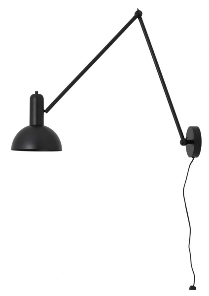 Vegglampe 'FREYA' - Svart