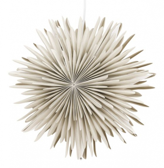 Taklampe 'Svedala' 35cm - Beige