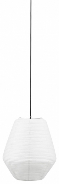 Lampeskjerm 'Bidar' Rundt 36cm - Hvit