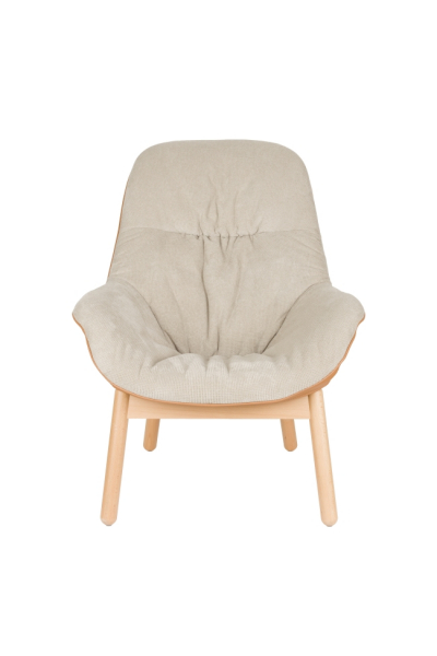 Loungestol 'Duke' 92x75x93 cm - Beige