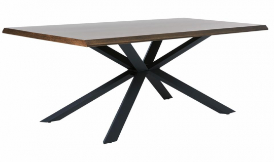 Spisebord 'Sicily' 200x100cm - Mørk eik 