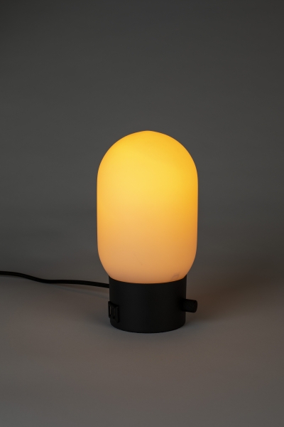 Bordlampe 'Urban Charger' - Svart