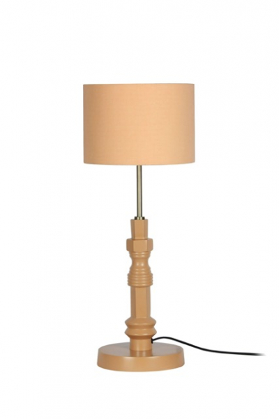 Bordlampe 'Totem' 26x26 - Beige