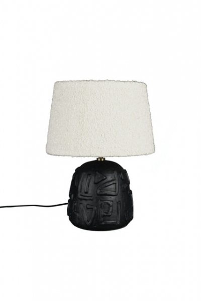 Bordlampe 'Renzo' 31x31 - Sort