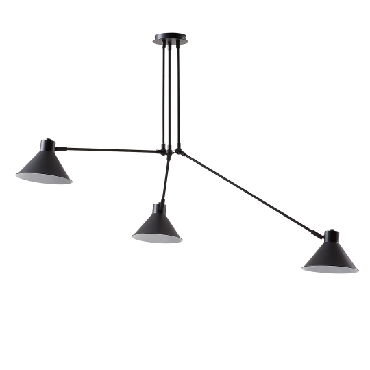 Taklampe 'Odine' - Sort