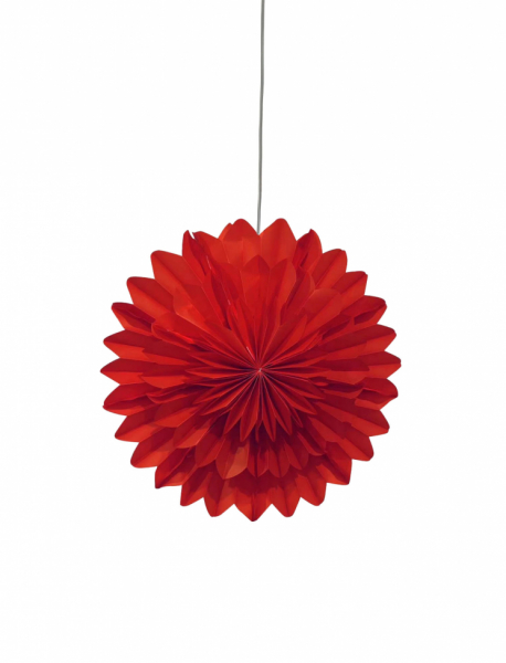 Adventsstjerne 'Lotus' 45cm - Rød