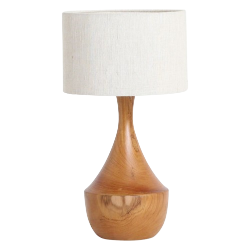 Bordlampe 'Amphora' - Naturlig