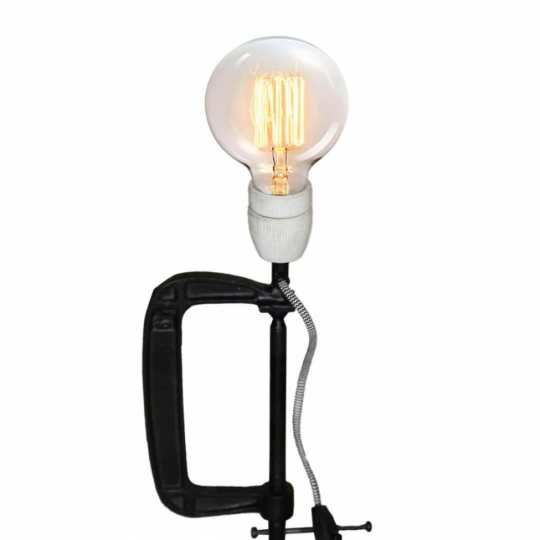 Bordlampe 'Crowe' - Svart