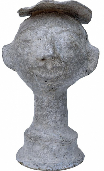 Skulptur 'Sharam' - Ansikt mann