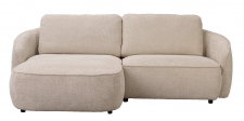 3-seters sofa 'Norris' Sjeselong venstre - Lys beige