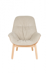 Loungestol 'Duke' 92x75x93 cm - Beige