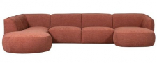 Sofa venstre 'Polly' - Rosa