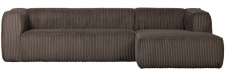 Sofa 'Bean' 4-seter - Brun/Manchester