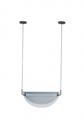 Taklampe 'Rani' 22x74 - Sort