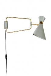 Vegglampe 'Shady' 15x73 - Grå