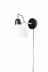 Vegglampe 'Skala' 32x19 - Hvit