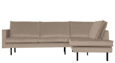 Hjörnesofa 'Rodeo' Khaki - Höyre