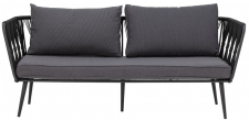 Sofa 'Pavone' - Svart