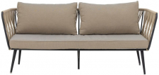 Sofa 'Pavone' - Brun