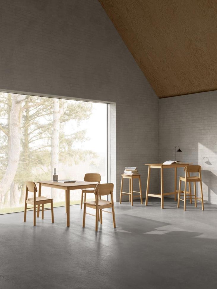 Bord 'Barlow' 120x60cm - Naturlig