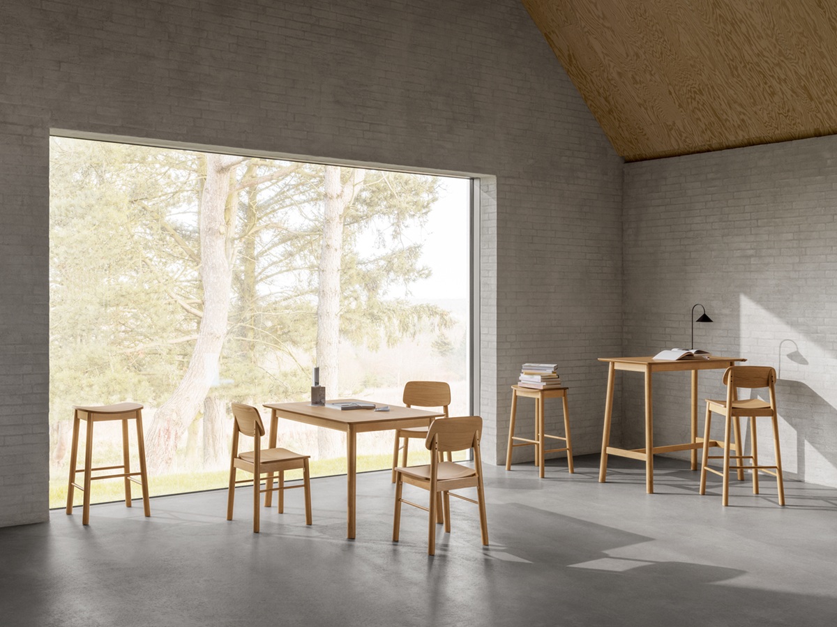 Spisebord 'Barlow' 120x80cm - Naturlig