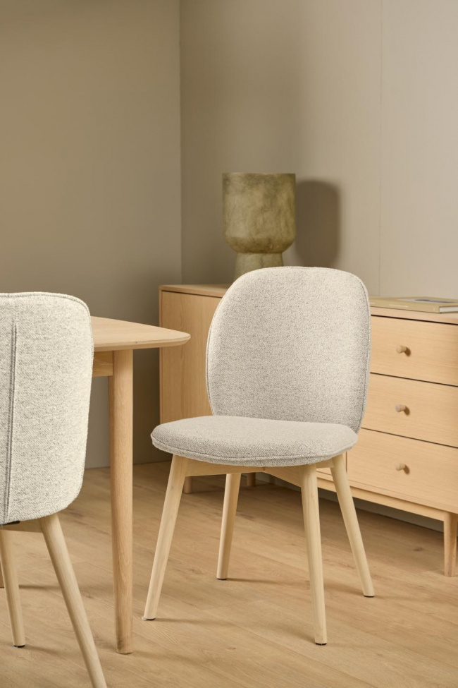 Stol 'Cindy' - Lys Beige