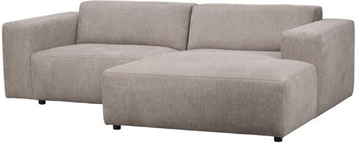 3-seters sofa 'Willard' Sjeselong H - Beige