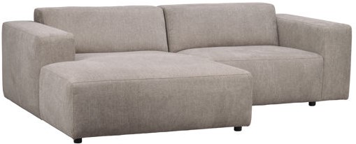 3-seters sofa 'Willard' Sjeselong V - Beige