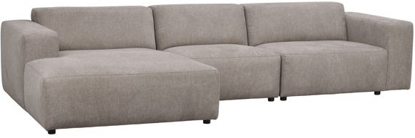 4-seters sofa 'Willard' Sjeselong V - Beige