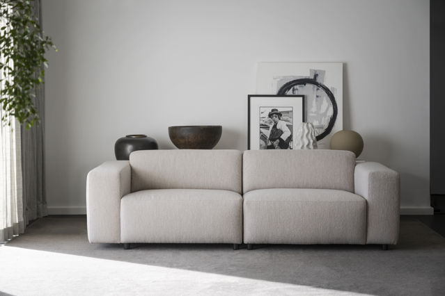 3-seters sofa 'Willard' - Lys beige