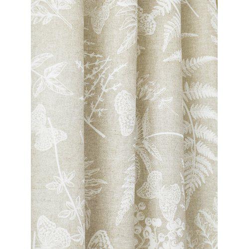 Gardinstoff 'Fern' 2-pack 135x290 - Beige