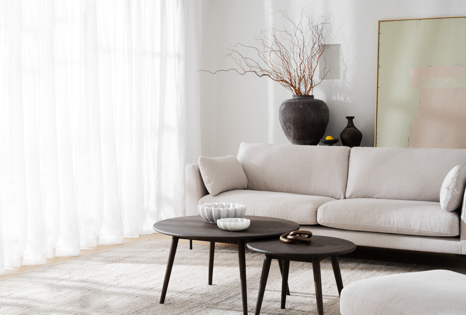 3-seters sofa 'Corwin' - Lys beige