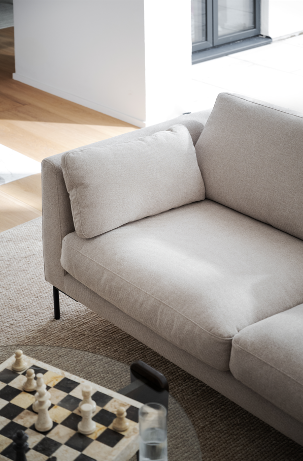 Sofa 'Corwin' Sjeselong venstre - Lys beige