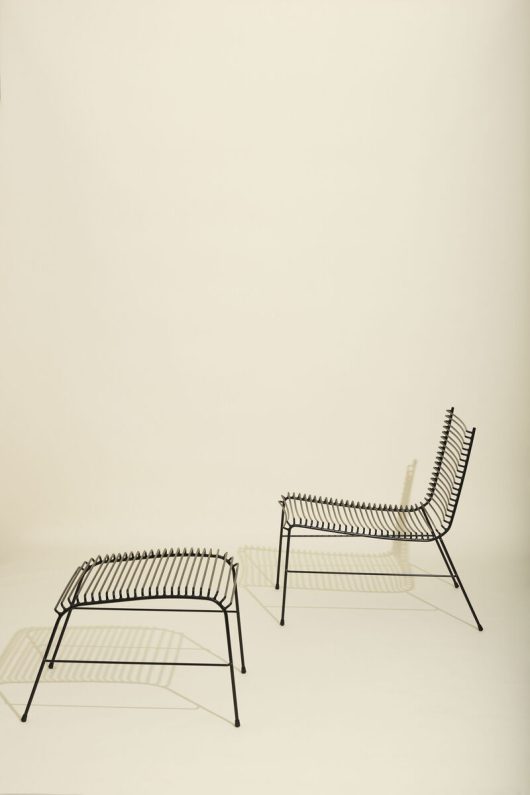 String Lounge Chair 'Park' - Svart